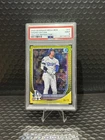 2025 SHOHEI OHTANI 17 BOWMAN CHROME MEGA BOX YELLOW REFRACTOR #36/75 PSA 9