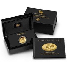 2017-W 1 oz High Relief 225th Anniversary American Liberty Gold Coin 4863.91 per troy oz