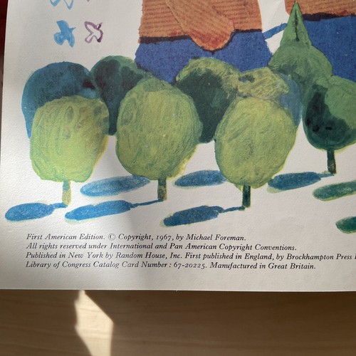 Michael Foreman, TWO GIANTS, 1967, 1st American Edition, HC/DJ - Picture 5 of 11