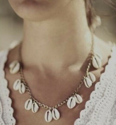 Meeresmuschel Halskette Schmuck Geschenkidee Strand Seestern Meer Meerjungfrau UK