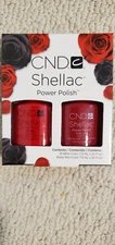CND SHELLAC PERFECT PAIR - Wildfire and Ruby Ritz DUO .25 oz  NEW IN BOIX