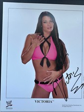2005 WWE Victoria Autographed 8x10. Perfect Condition
