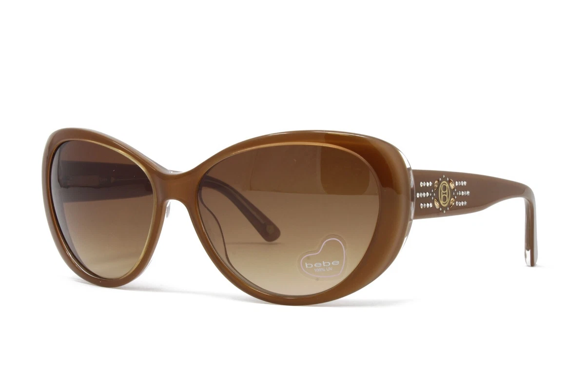 bebe Brown Brown Sunglasses for Women for sale | eBay display picture 3