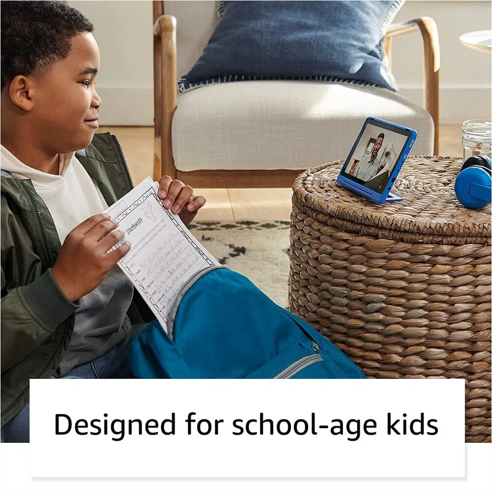 Fire 7 Kids Pro Black Tablet 7" Display ages 6+, 16 GB - USA IMPORT - Image 3 of 4