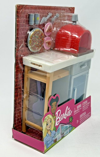 2019 Barbie Outdoor Pizza Oven with Pizza and Accessories - Picture 7 of 13