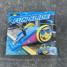 WOW Sports Fun Slide, Inflatable Water Slide For Inground Pool with Sprinklers