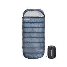 BISINNA XXL Sleeping Bag(90.55"x39.37") for Big and Tall Adults,3-4 Seasons P...