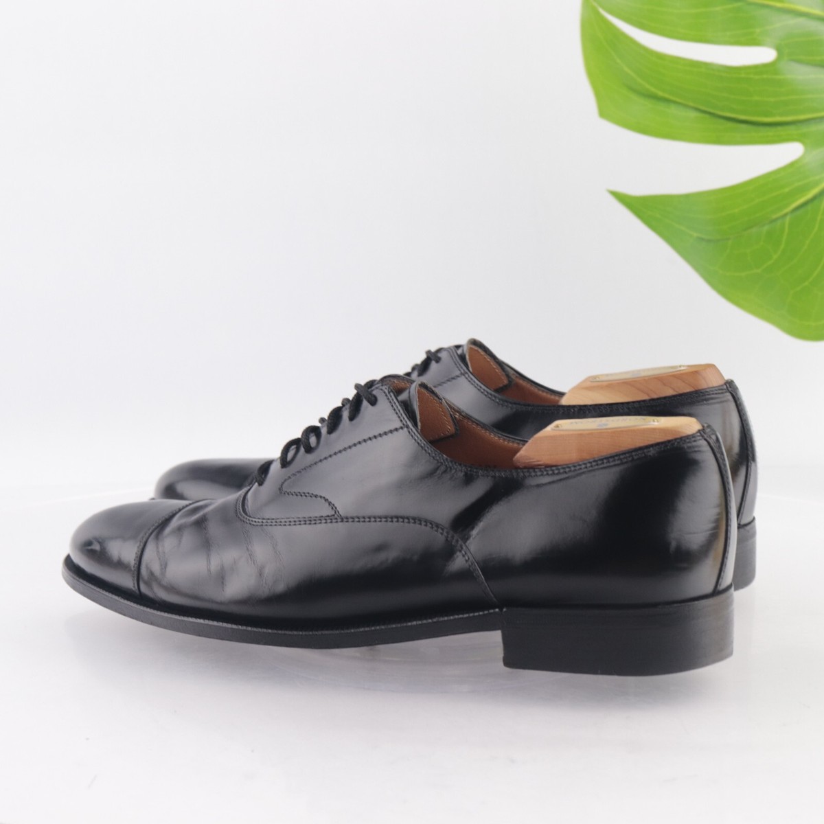 Salvatore Ferragamo Padova Oxford Men’s Size 9 D Black Calfskin Dress Shoe Salvatore Ferragamo Mens Padova Oxford Size 8 EE WIDE Black  main image 2