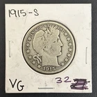 1915 S Barber Half Dollar (Raw)