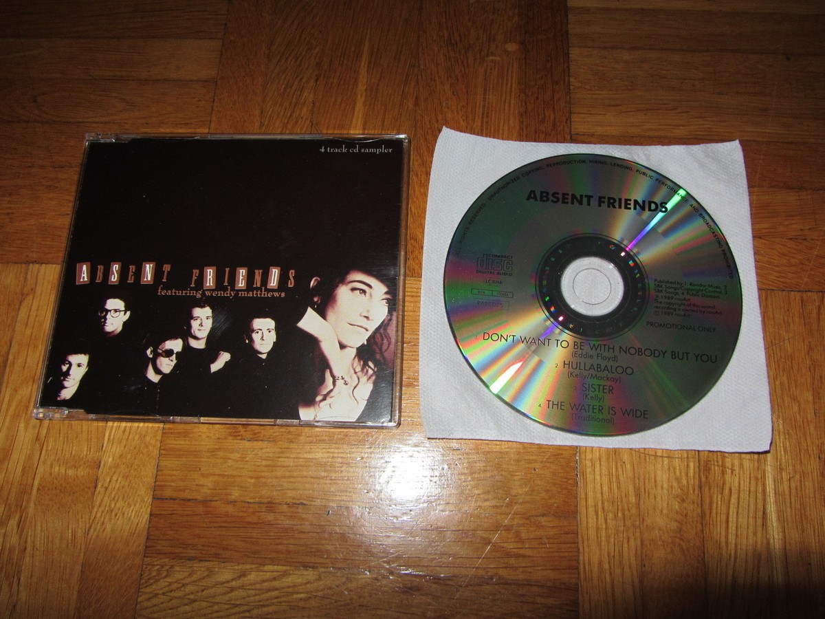 ABSENT FRIENDS WENDY MATTHEWS 1989 UK promo CD single INXS THE