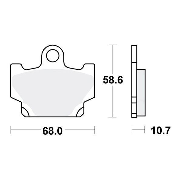 TRW BremsbeläGe Passend Vorn FüR Yamaha XV 250 Virago Bj. 1989-1994-image