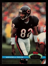 1991 Stadium Club #287 Wendell Davis Chicago Bears Football Card