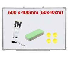 MAGNETIC WHITEBOARD SMALL LARGE WHITE BOARD DRY WIPE NOTICE OFFICE SCHOOL HOME