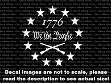 Circle of Stars With 1776 & We The People Decal Made in the USA US Seller