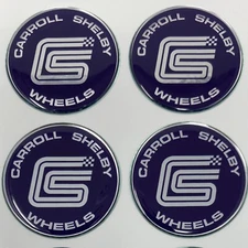 RARE HTF Shelby Cobra Ford Mustang  wheel Emblems center cap decals steering NOS