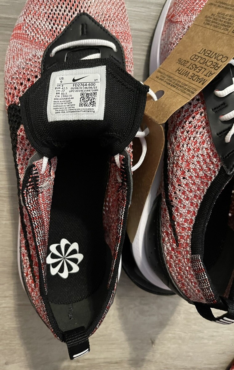 Nike Air Max Flyknit Racer Next Nature Mens Red FD2764-600 Shoes NWOB‎ Size 11.5 Nike Air Max Flyknit Racer Next Nature FD2764-600 University  main image 3