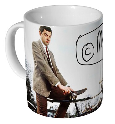Mr Bean Bicycle - Keramik Kaffeebecher / Teetasse