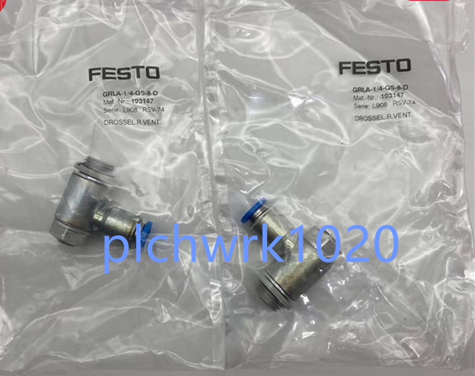 1 PCS NEW IN BOX FESTO GRLA-1/4-QS-8-D 193147 Throttle valve