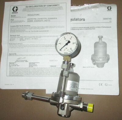 Graco 233757 Materialregler P20-VM inkl. Steigrohr und Manometer NEU