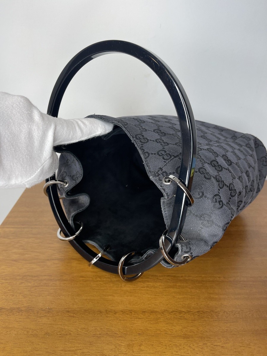 Gucci By Tom Ford Bucket Bag F/W 1999 Iconic Collection Black 99