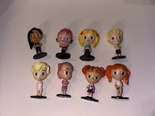 Hey Homies check out Hip Chics complete set of 8 Big Head girl figures (loose)