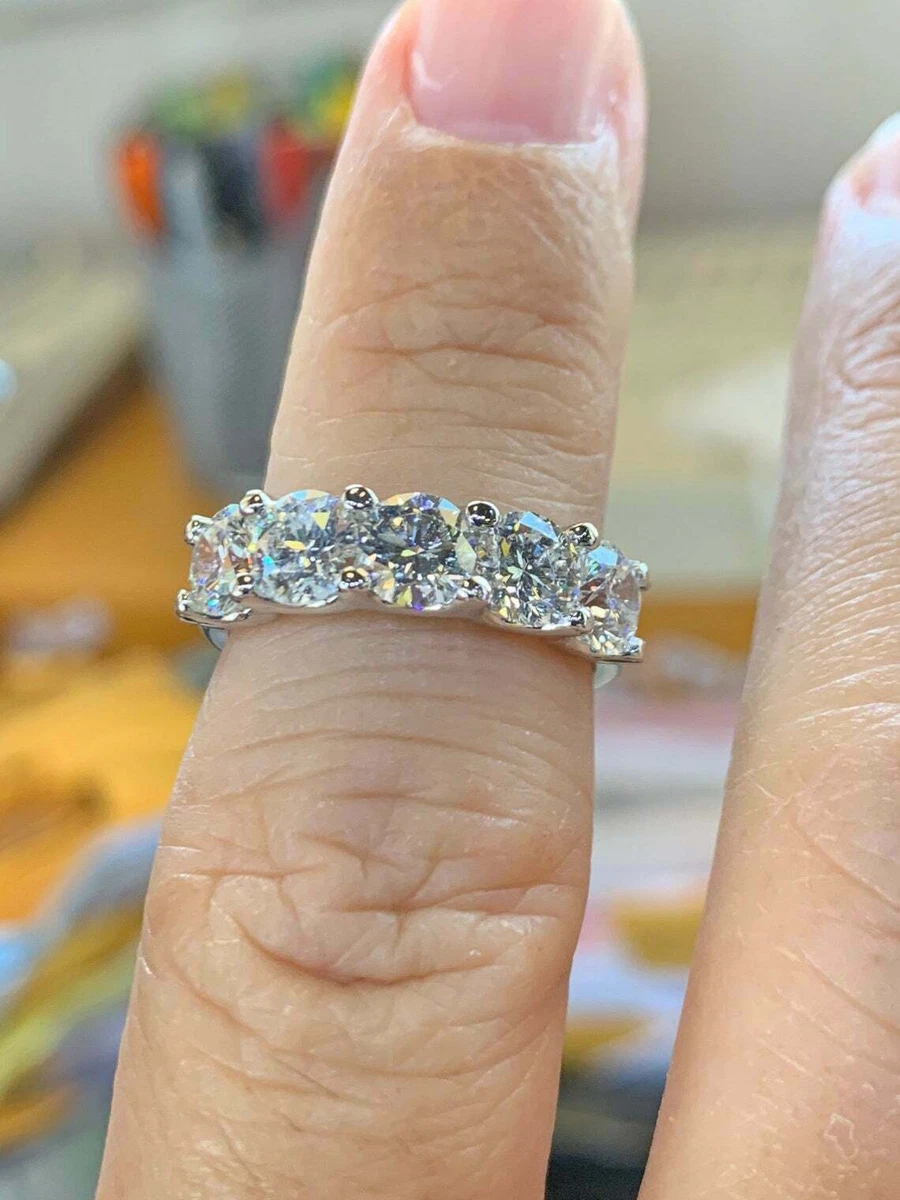 Cubic zirconia infinity ring online