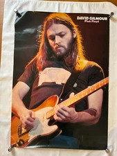 PINK FLOYD / David Gilmour 1980s CBS Sony Japan Original Promo Poster A1 23x33in