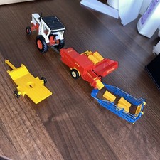 Vintage Corgi David Brown 1412 Tractor 1:32 Scale  & Britains Farm Joblot