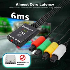 Wireless Controller Adapter For SEGA DreamCast Console to PS3PS4PS5 8bitdoSwitch