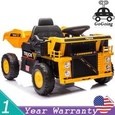 12V Kids Ride On Dump Truck W/ Remote Control 1.24-3.11MPH Kids Toy for Aged 3-5