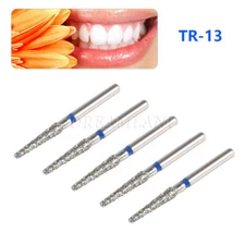 100 PCS TR-13 856-017 Taper Round End Sale Diamond Burs FG Shank Dia. 1.6mm