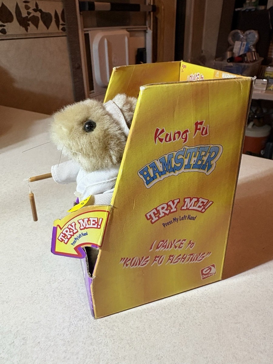 Gemmy Kung Fu Dancing Hamster - Needs Batteries Aa144 for sale