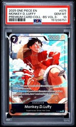 Monkey D. Luffy P-075 Premium Card Collection Best Selection Vol. 3