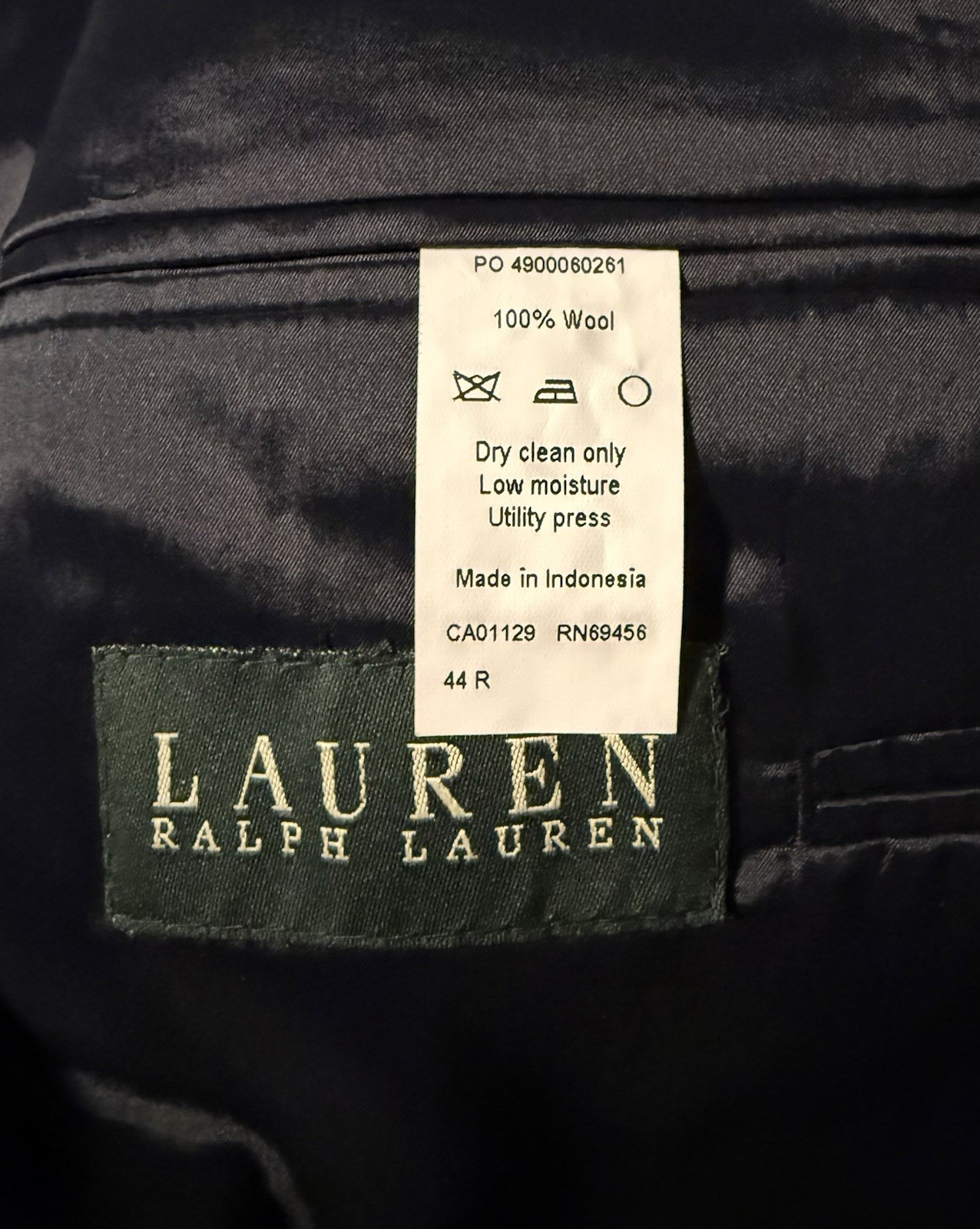 New Lauren Ralph Lauren Mens 44R Blue Wool Gold Button Blazer Sportscoat NWT thumbnail 2