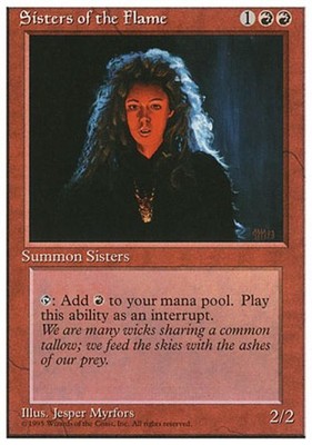 Sisters of the Flame - 4E MTG - Heavy Play