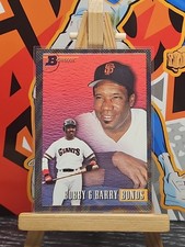1993 Bowman #702 Barry and Bobby Bonds  Rainbow Foil