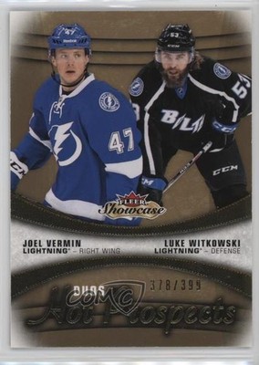 2015 Fleer Showcase Hot Prospects Duos Joel Vermin Luke Witkowski Rookie RC 05u8