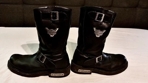 Harley-Davidson Men's Riding Boots Size    12-12 1/2 Genuine Leather