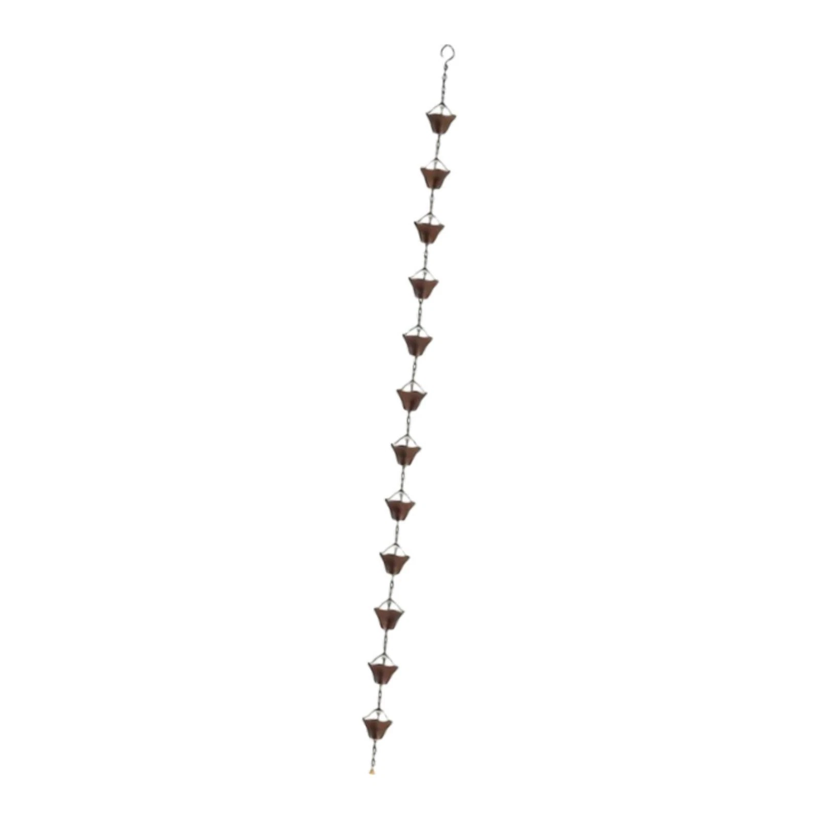 Outside Rain Chains Iron Art Downspout Substitution for Roofs Sheds Yard