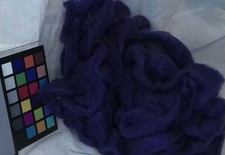 deep blue purple Romney wool roving spin felting fiber arts weaving knit crochet