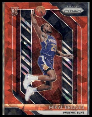 2018-19 Panini Prizm #289 Mikal Bridges Prizms Red Ice