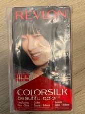 3 pack Revlon ColorSilk Permanent Hair Color 12 Natural Blue Black Free Ship
