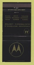 Matchbook Cover - Motorola Canada Electronics WEAR 30 Strike