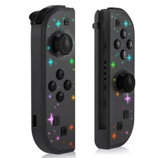 Fliresy Wireless Joycon Controllers for Switch/Lite/OLED, Dual Vibration & Mot