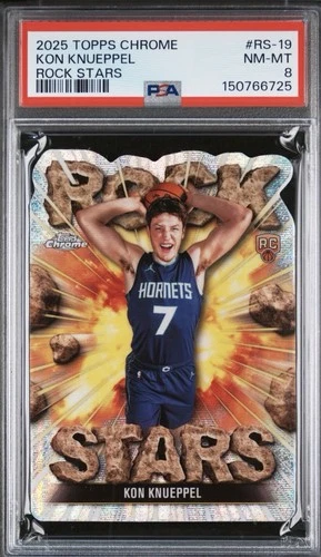 2025 Topps Chrome Kon Knueppel Base (RAW)