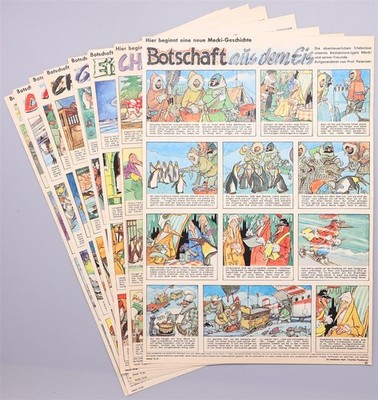 Mecki message from the ice HÖRZU 1966 Prof. Wilhelm Petersen humor comic