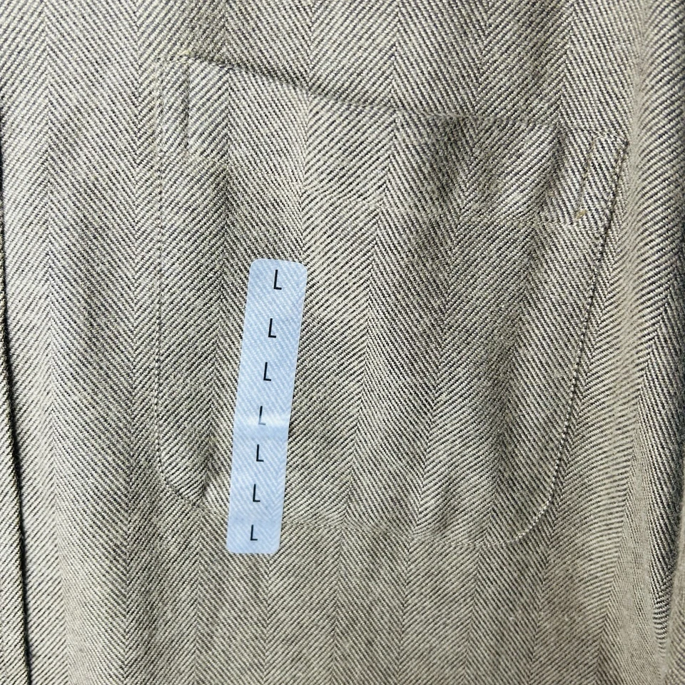 Turnbury Dress Shirt Mens Large 100% Cotton Long Sleeve Ermine Made in Portugal - Image 3 of 4