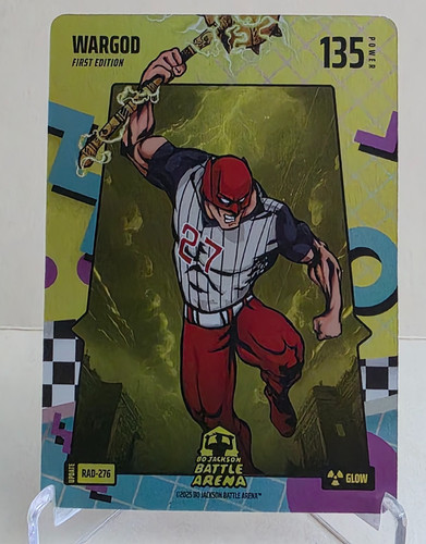 2025 BO JACKSON BATTLE ARENA UPDATE WARGOD `MIKE TROUT` 80\'s RAD GLOW RAD-276