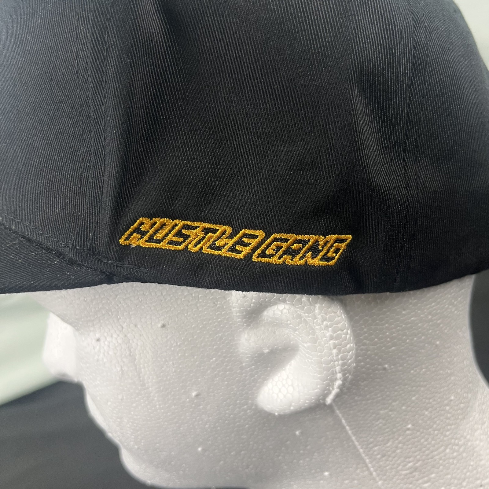 VTG Hustle Gang Snapback Hat OSFA Black Bear "Win… - image 3