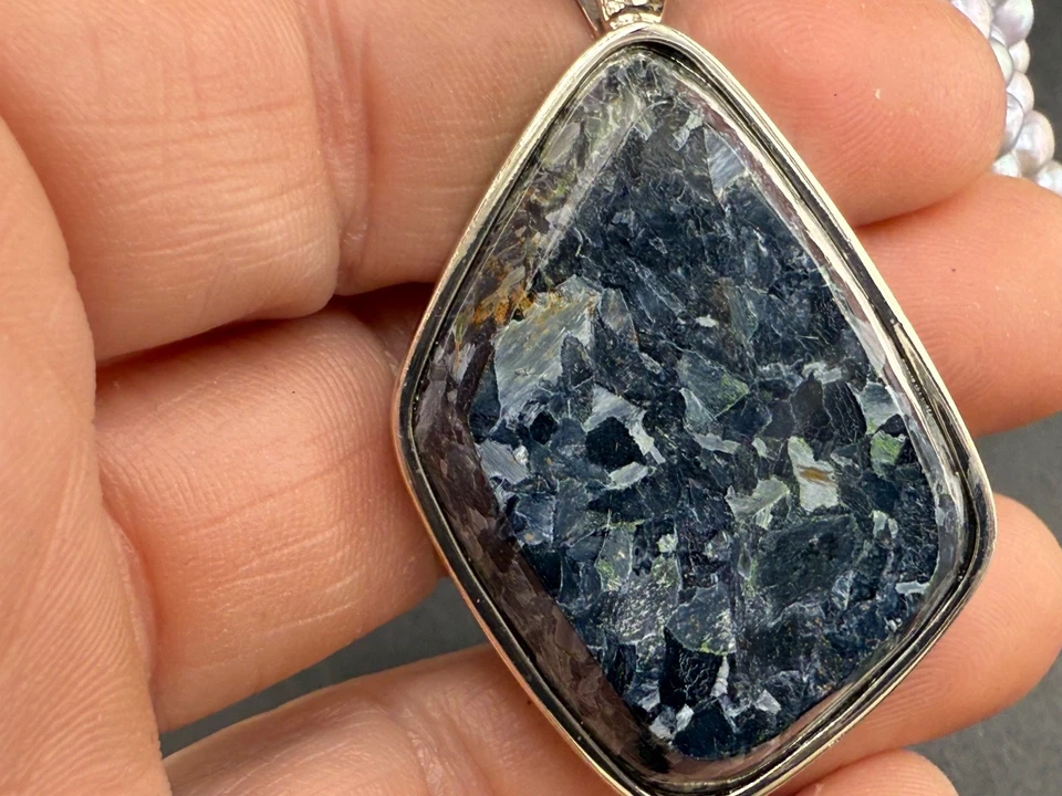 Colar Jay King pérolas austríacas pietersita DTR 19” - Imagem 4 de 4